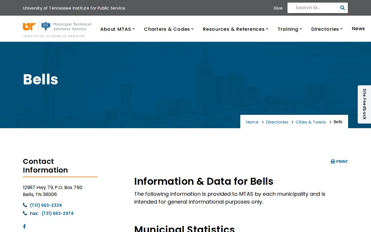 Bells warrant records, official city court clerk directory