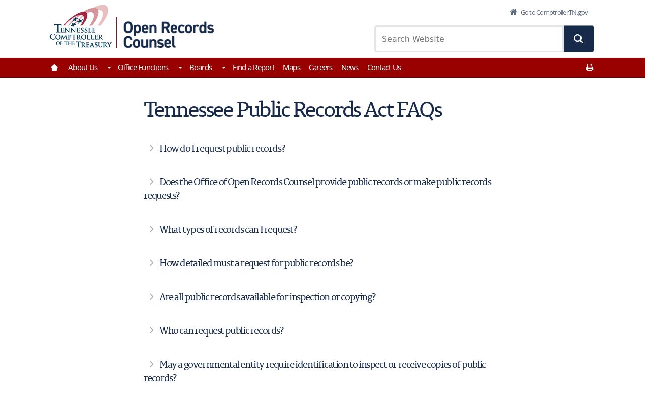 Crockett County warrant search, Tennessee public records request guidance